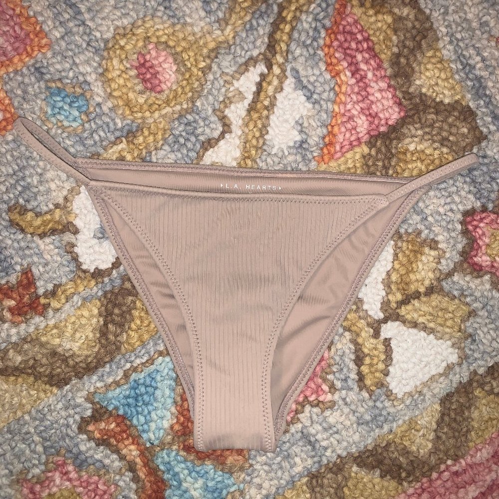 LA Hearts by Pacsun Skinny Strap Bikini Bottom